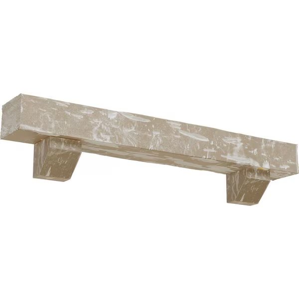 Kit w/ Ashford Corbels, White Washed, 6